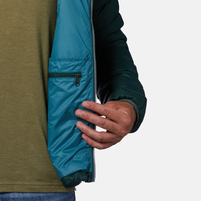 Cotopaxi Mens Fuego Down Jacket - Dark Forest Stripes-11